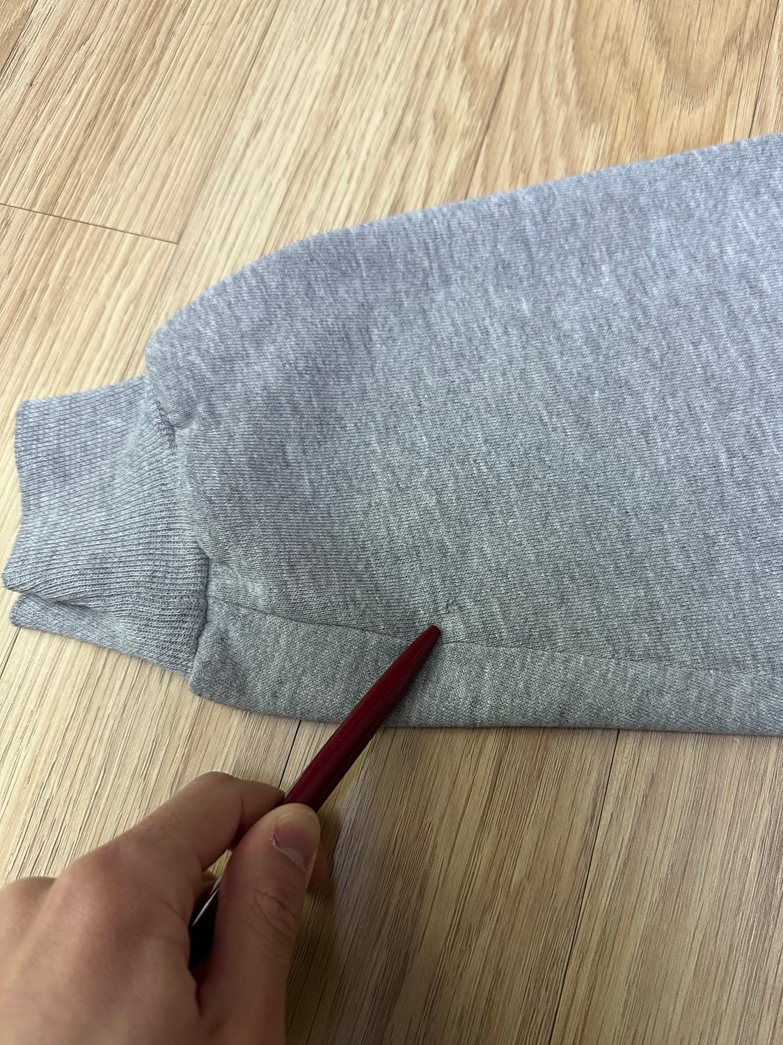 90s 빈티지 러셀 스웻셔츠 그레이 M USA 상품이미지7