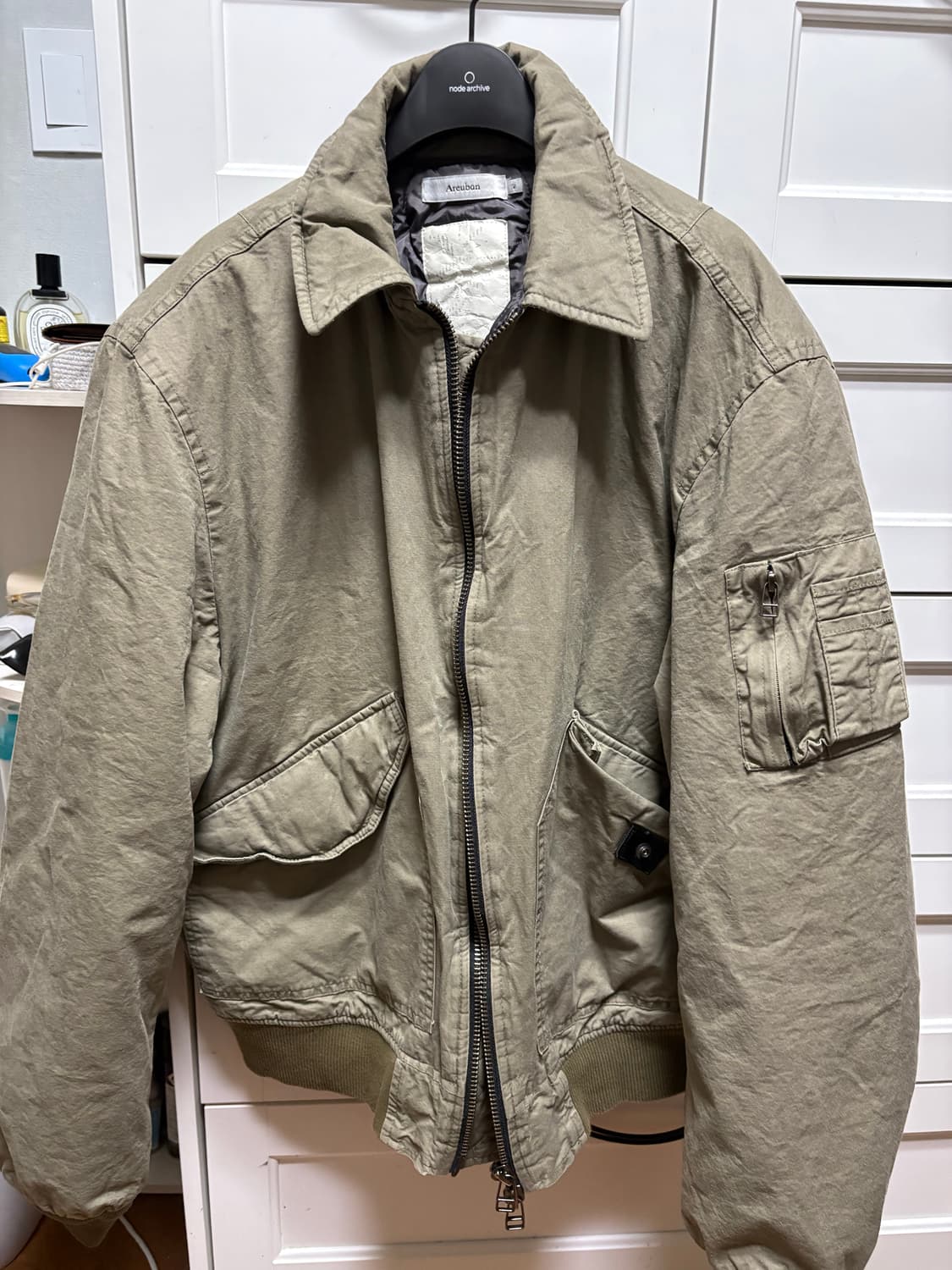 아르반 MA-1 봄버 데저트 카키 상품이미지3