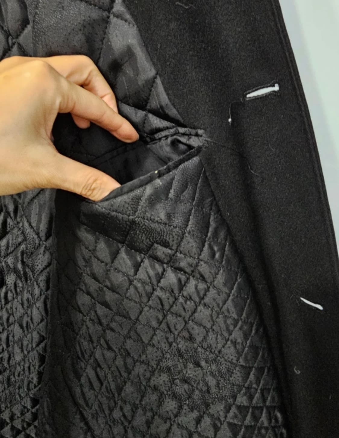 베르사체 남성 울 캐시미어 오버코트 100 상품이미지7