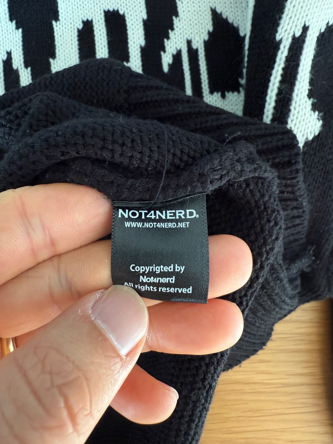 낫포너드(NOT4NERD) 니트 상품이미지6