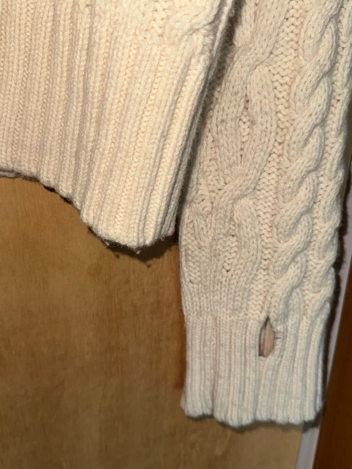 텔파 케이블 니트 m/l 상품이미지3