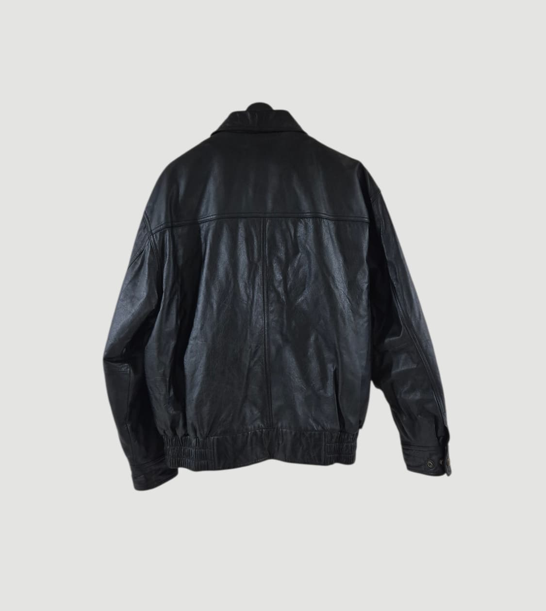 한양모피 빈티지 드럼다이드 가죽자켓 상품이미지3