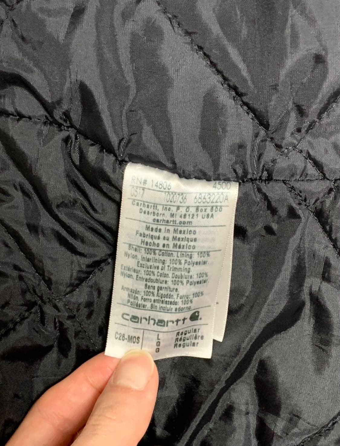 칼하트 c26 워크자켓 디트로이트 자켓 산타페 자켓 모스 L 신품급 상품이미지5