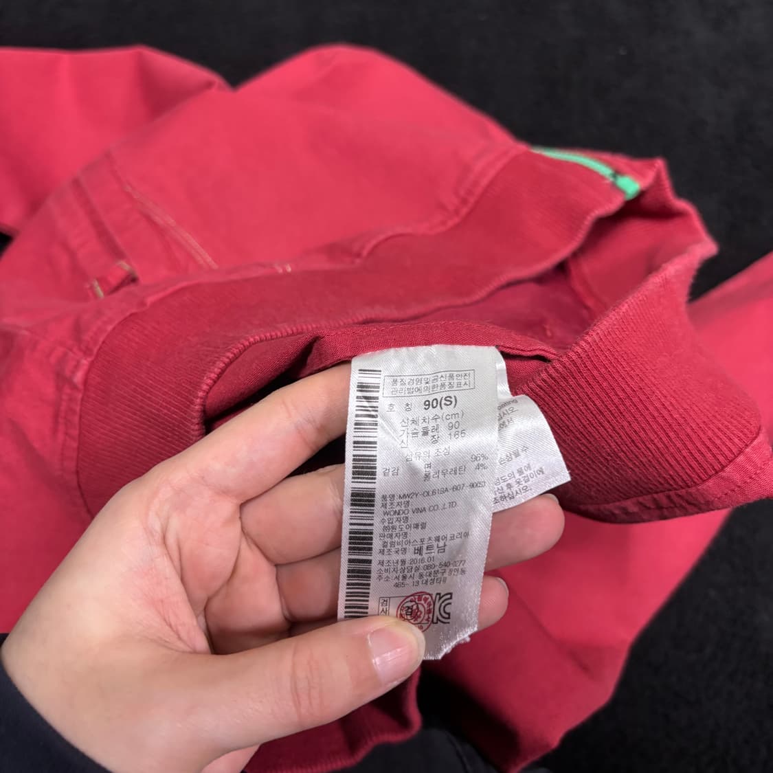 우먼S 마운틴하드웨어 다홍 백로고 면 블루종자켓 상품이미지6