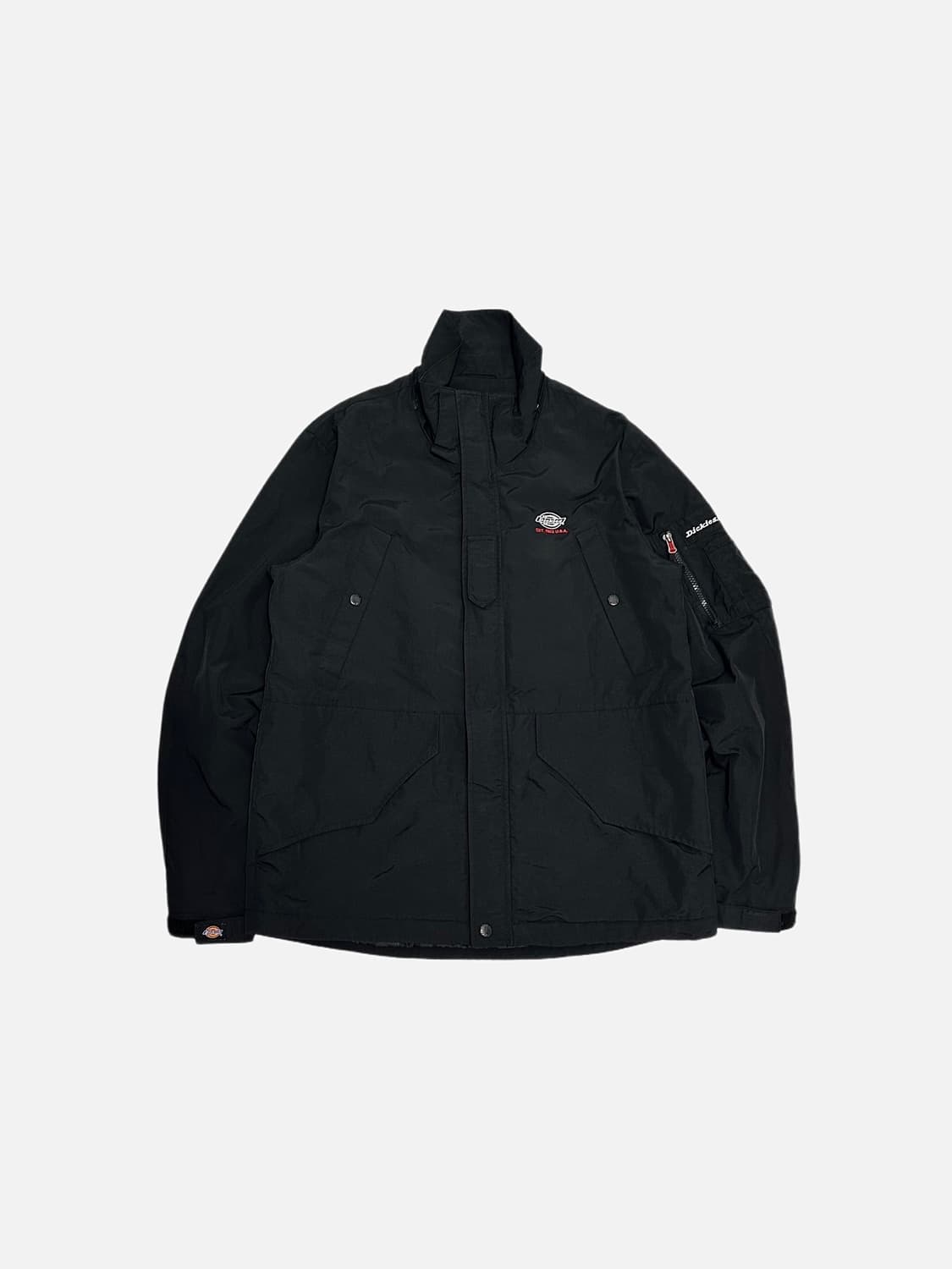 디키즈 USA 사이드 포켓 테크 블랙 바람막이 상품이미지3