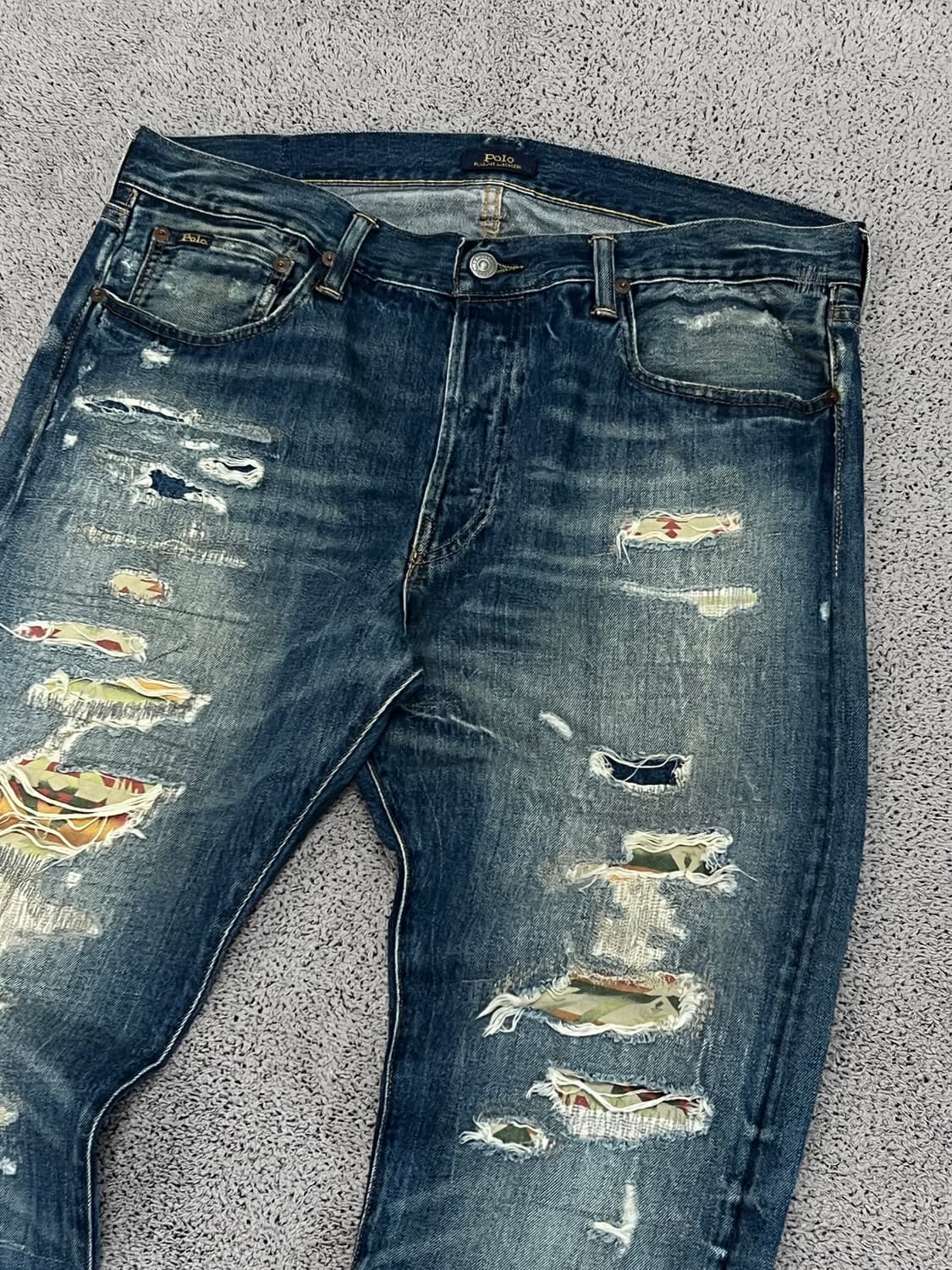 (34/32) 폴로랄프로렌 디스트로이드 데님 팬츠 상품이미지2