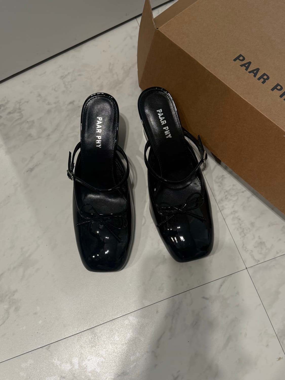 PP BALLET HEELS (PATENT BLACK) 상품이미지7