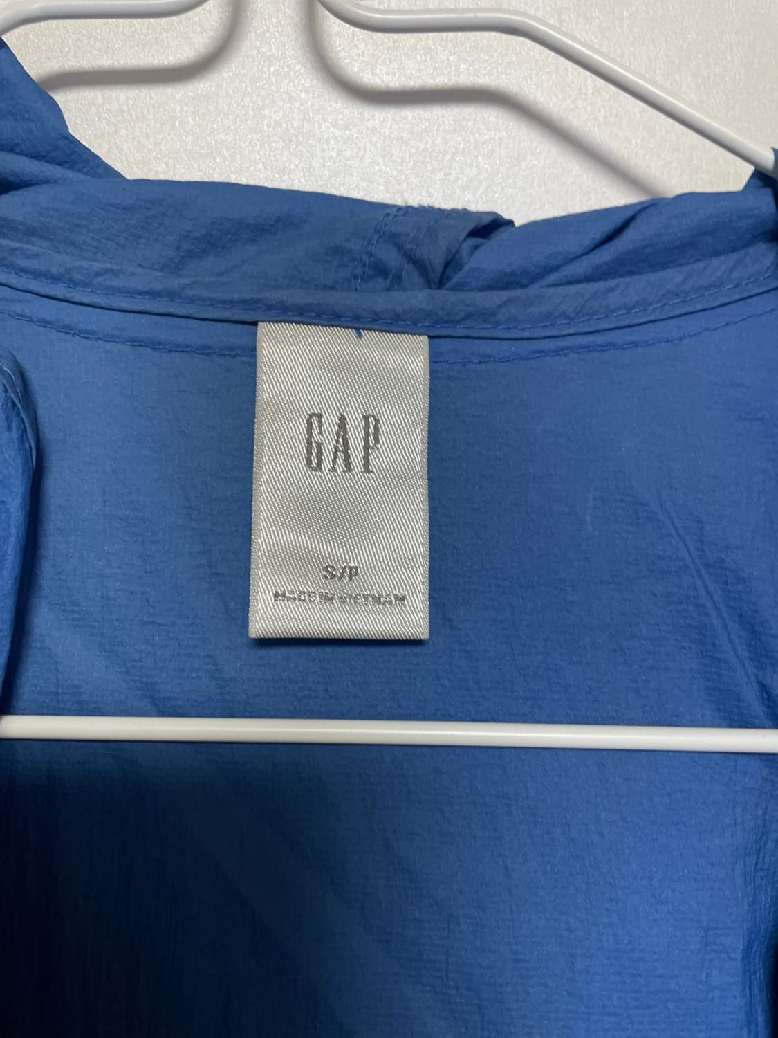 GAP 블루 여성 롱 바람막이 S 상품이미지3