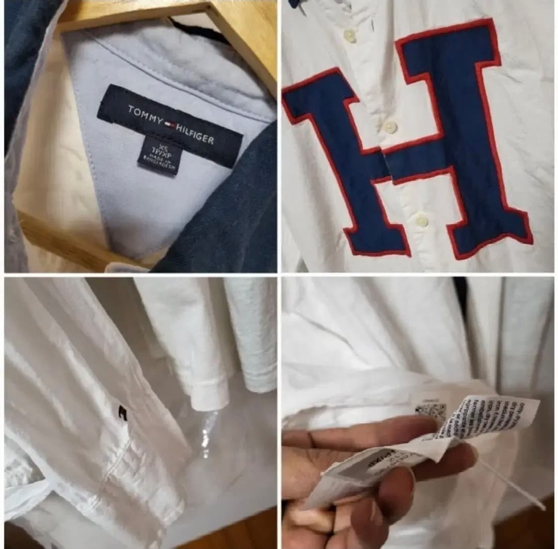 296 ) 최상급 타미 옥스퍼드 면 셔츠 국내 95 남여공용 상품이미지2