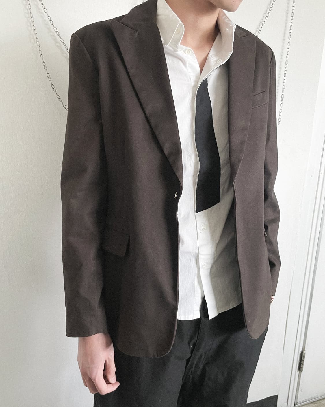 입생로랑 리브고슈 by 톰포드 04ss 히든버클 블레이져 상품이미지2