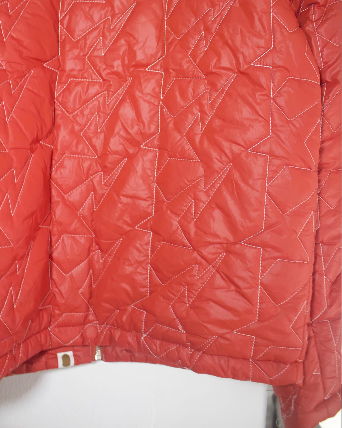 a bathing ape star quilted biker jacket 상품이미지4