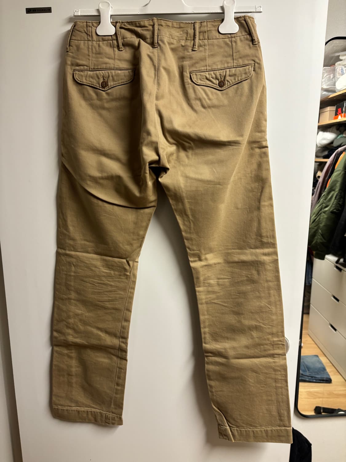 [30X30] RRL 오피서 치노 밀리터리카키 상품이미지2