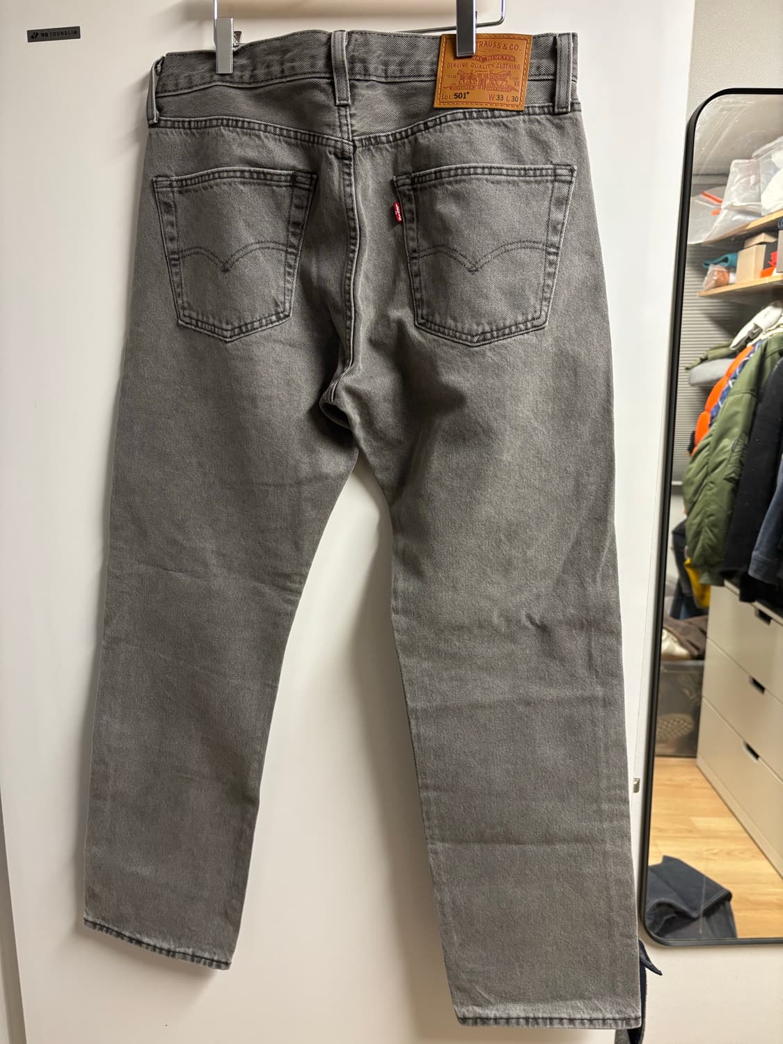 [33X30] 리바이스 501 오리지널 그레이 상품이미지3