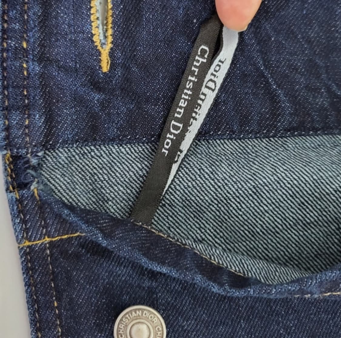 디올 데님 빅파우치 보조가방 의류정리파우치 상품이미지6