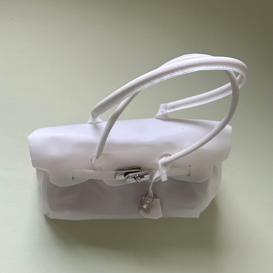 키키 젤리버킨백 화이트투명 상품이미지3