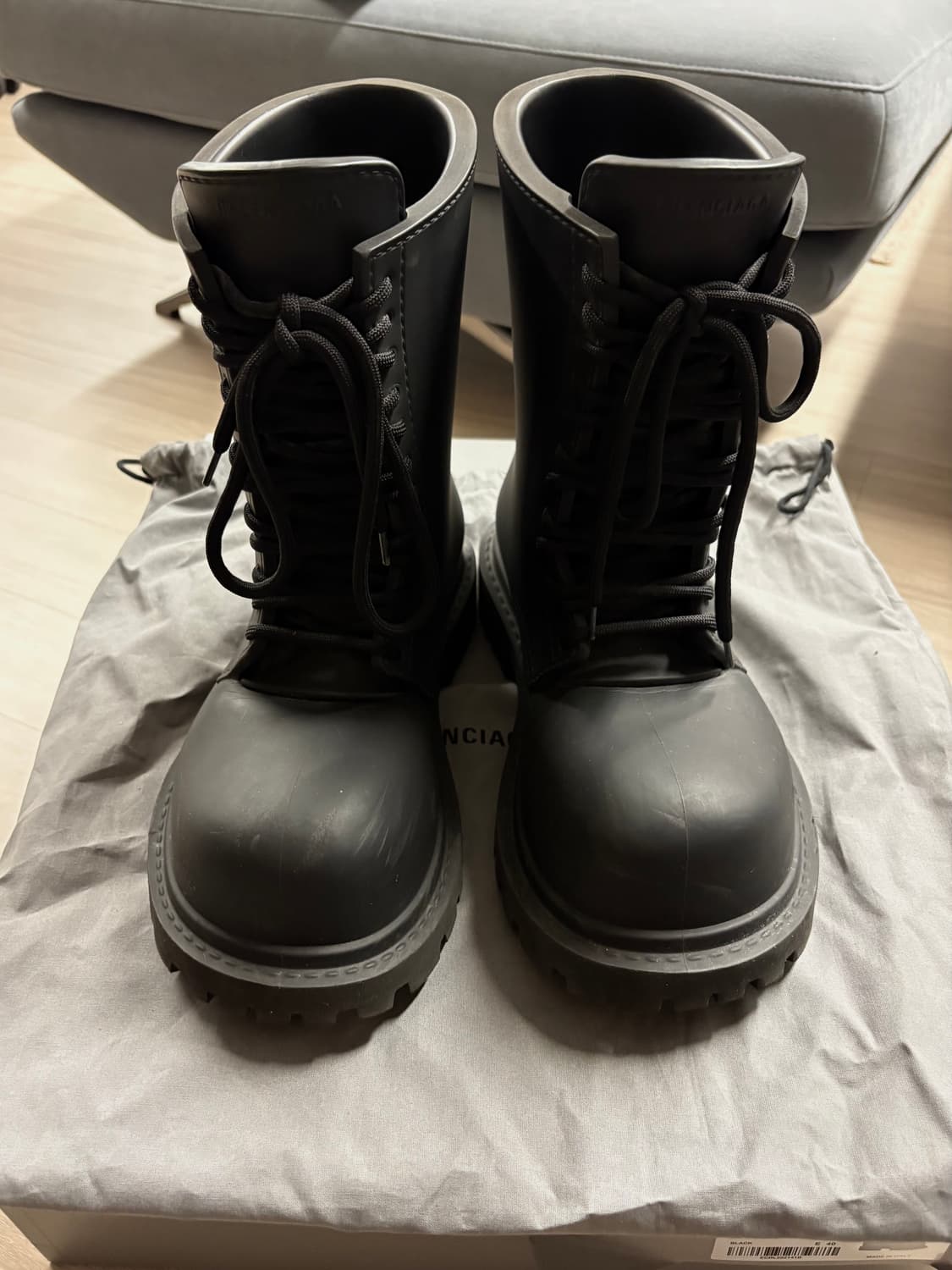 발렌시아가 스테로이드 부츠 40사이즈 상품이미지1