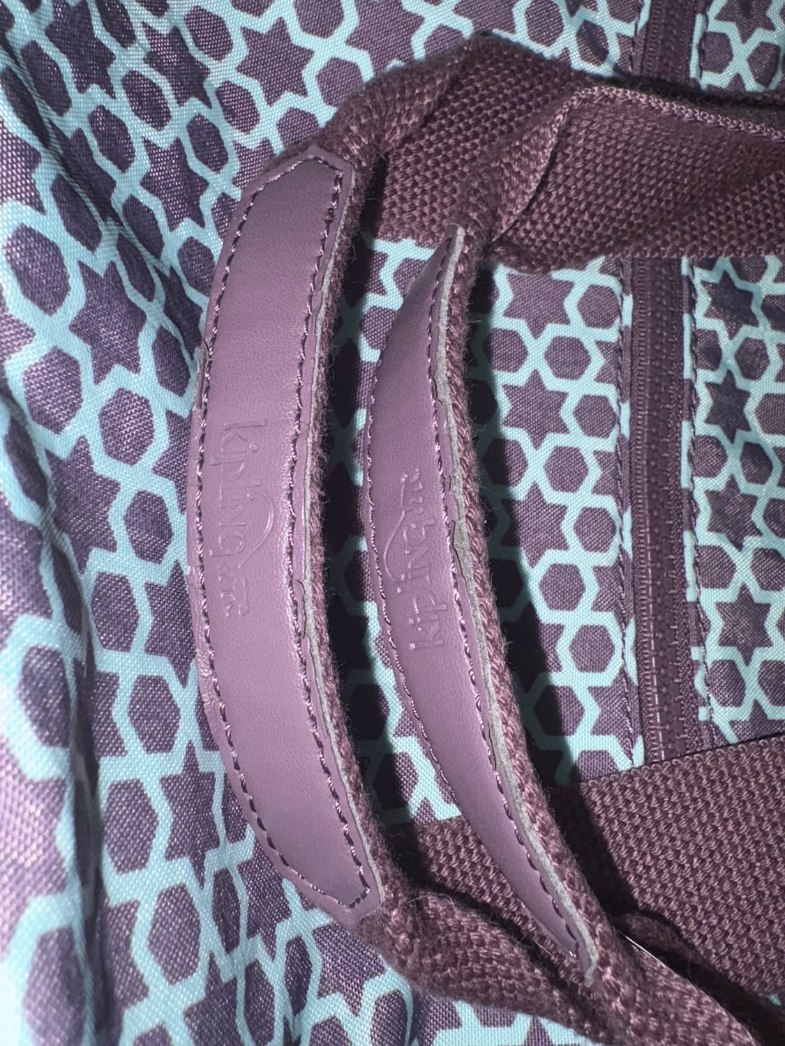 키플링 스타패턴 민트퍼플 크로스백 상품이미지7