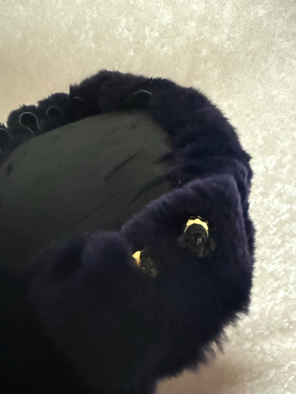 퍼 베레모 헌팅캡 털모자 털베레모 빵모자 빈티지 상품이미지2