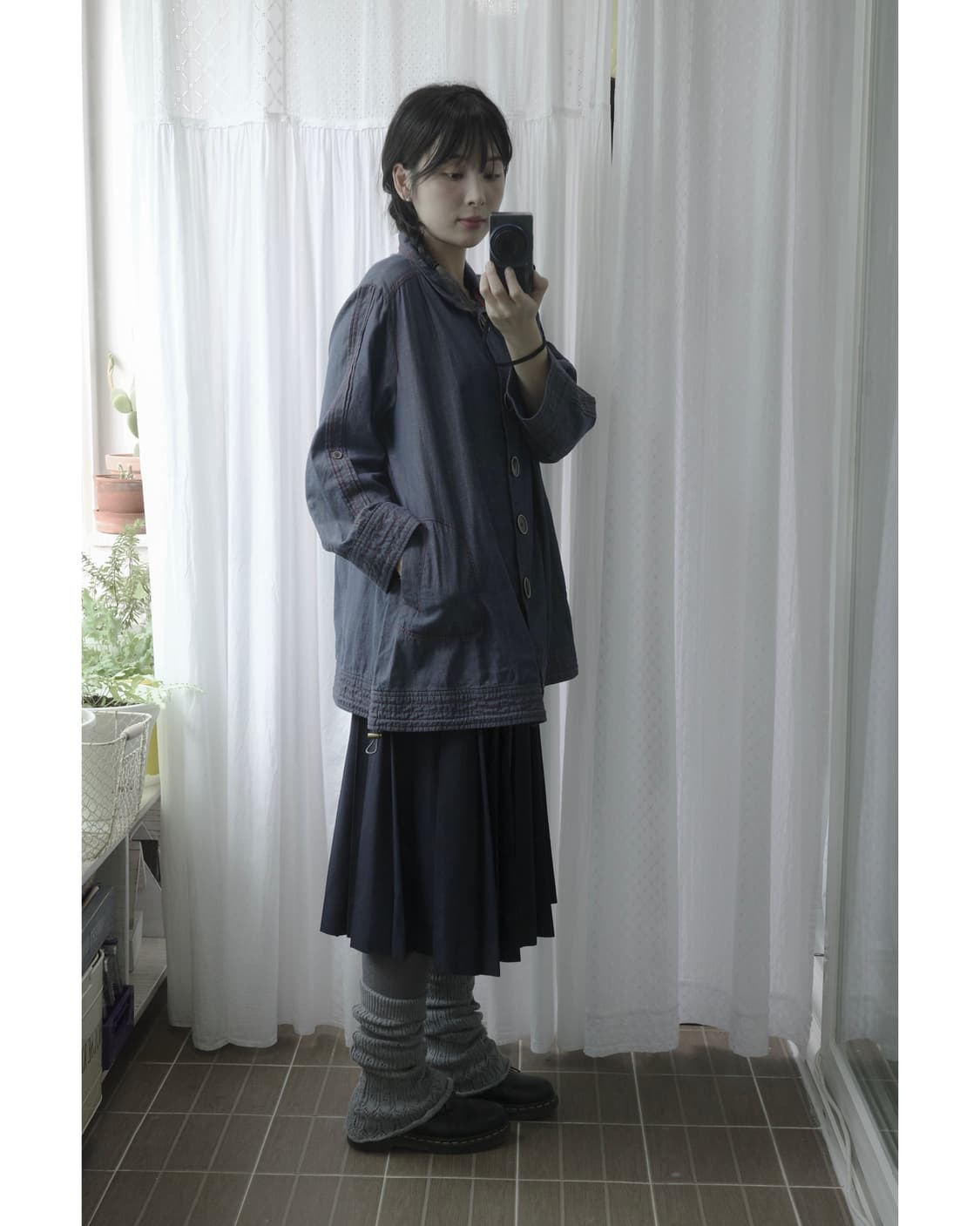 rolls around denim shirt 상품이미지5
