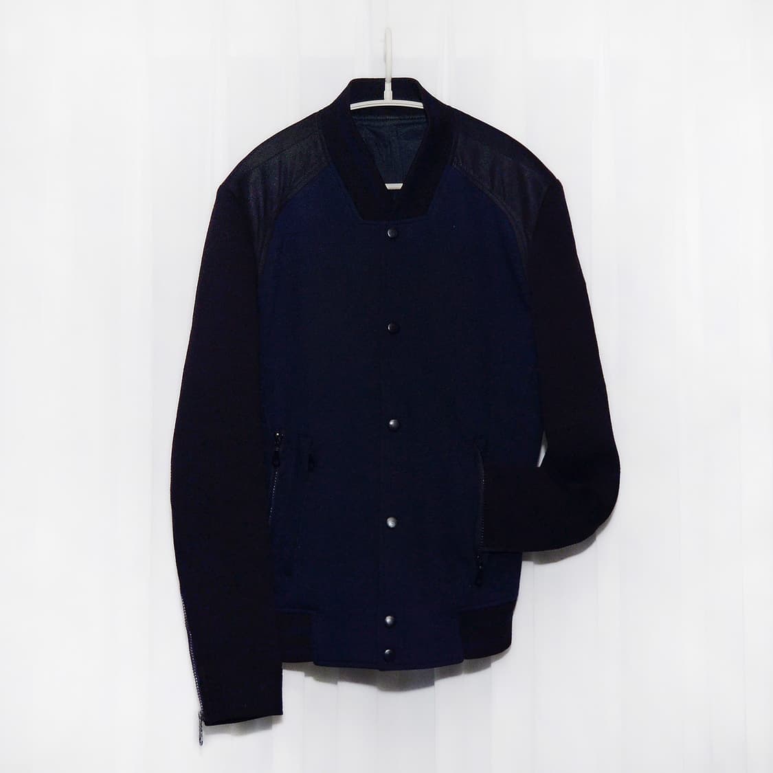 시스템 옴므 버튼 스테디움 바시티 자켓 (95-100) 상품이미지1