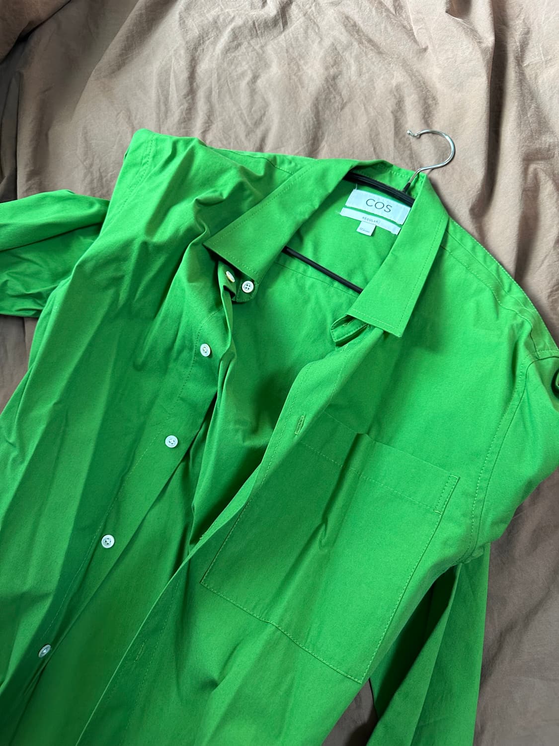 코스 그린 셔츠 L 상품이미지2