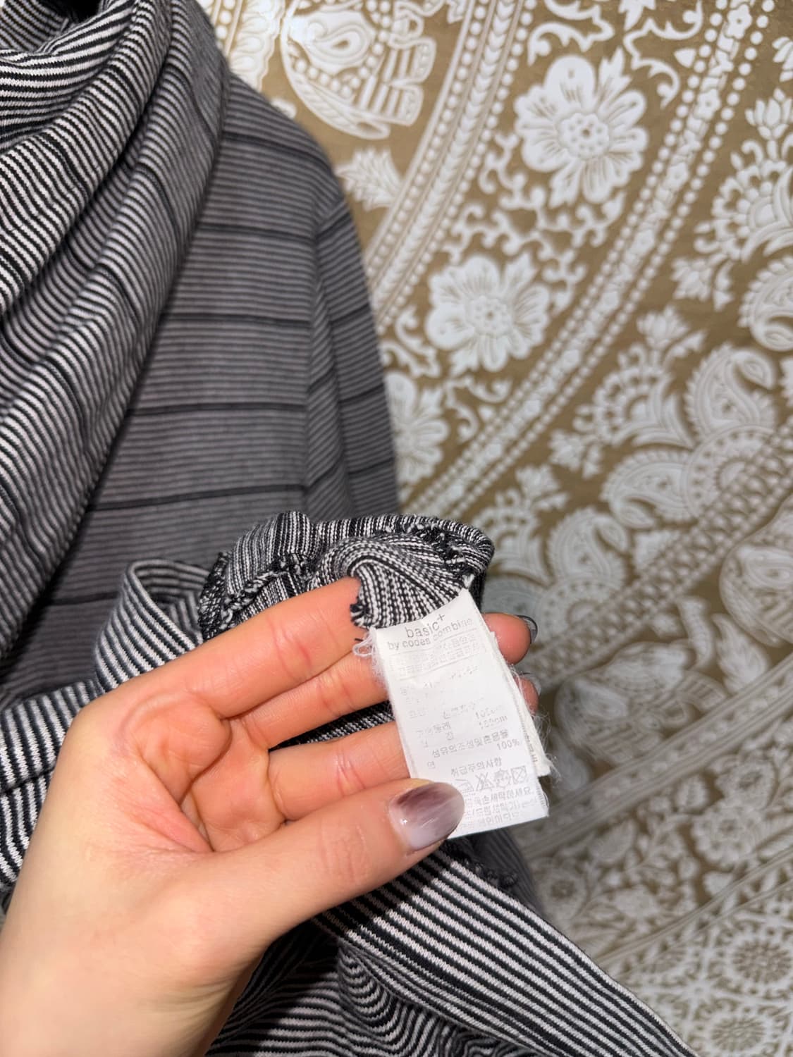 코데즈컴바인 스트라이프 후드집업 자켓 상품이미지7