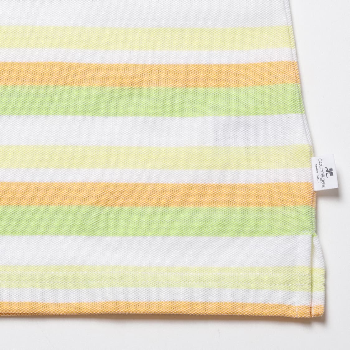 courreges 스트라이프 PK 하프 티셔츠   상품이미지9