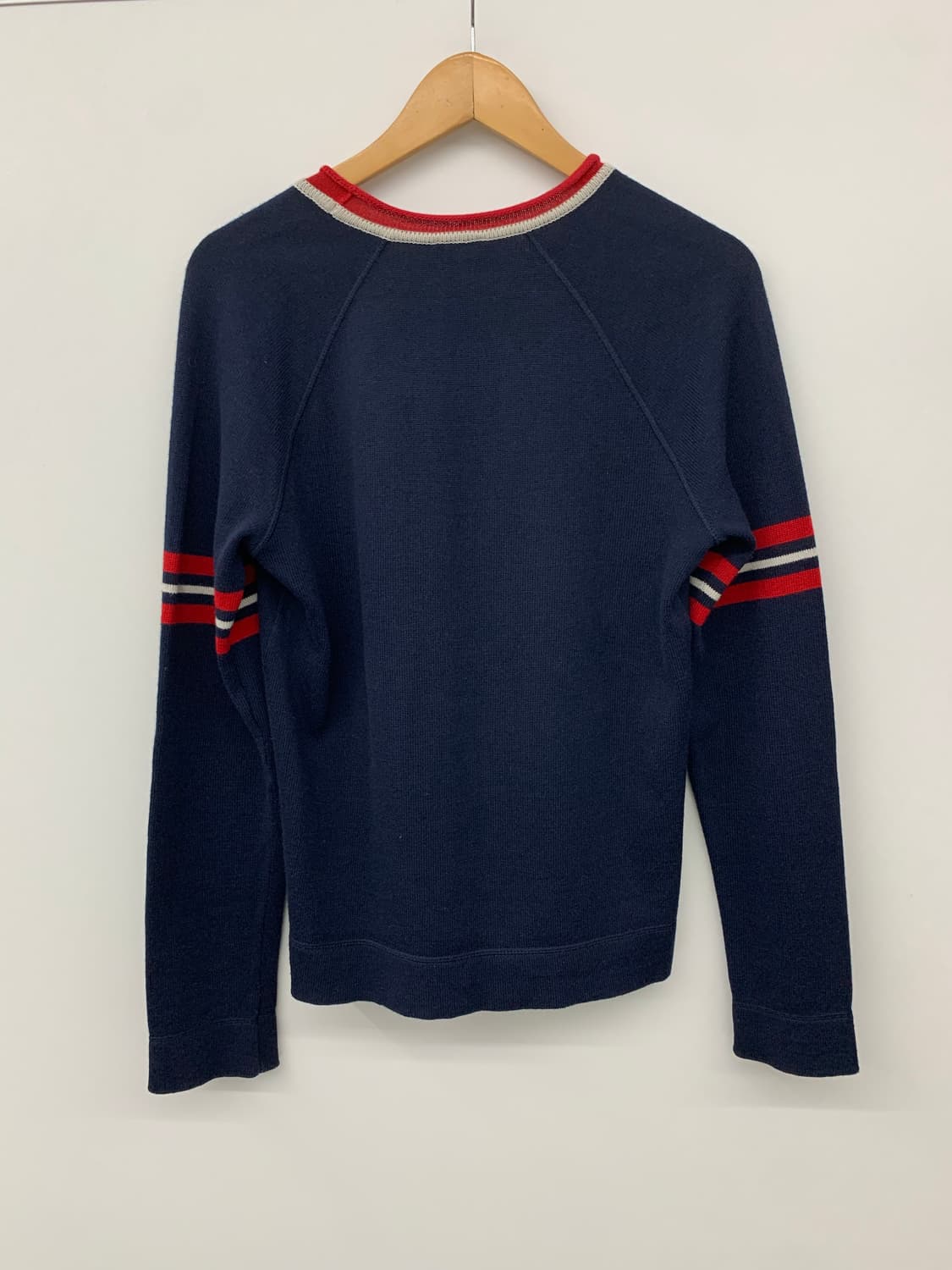 Armani jeans 90s 패치 니트(made in italy) 상품이미지3