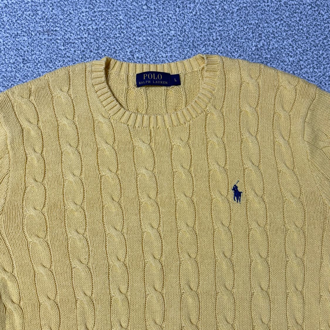 폴로 랄프로렌 꽈배기 니트 L 상품이미지3