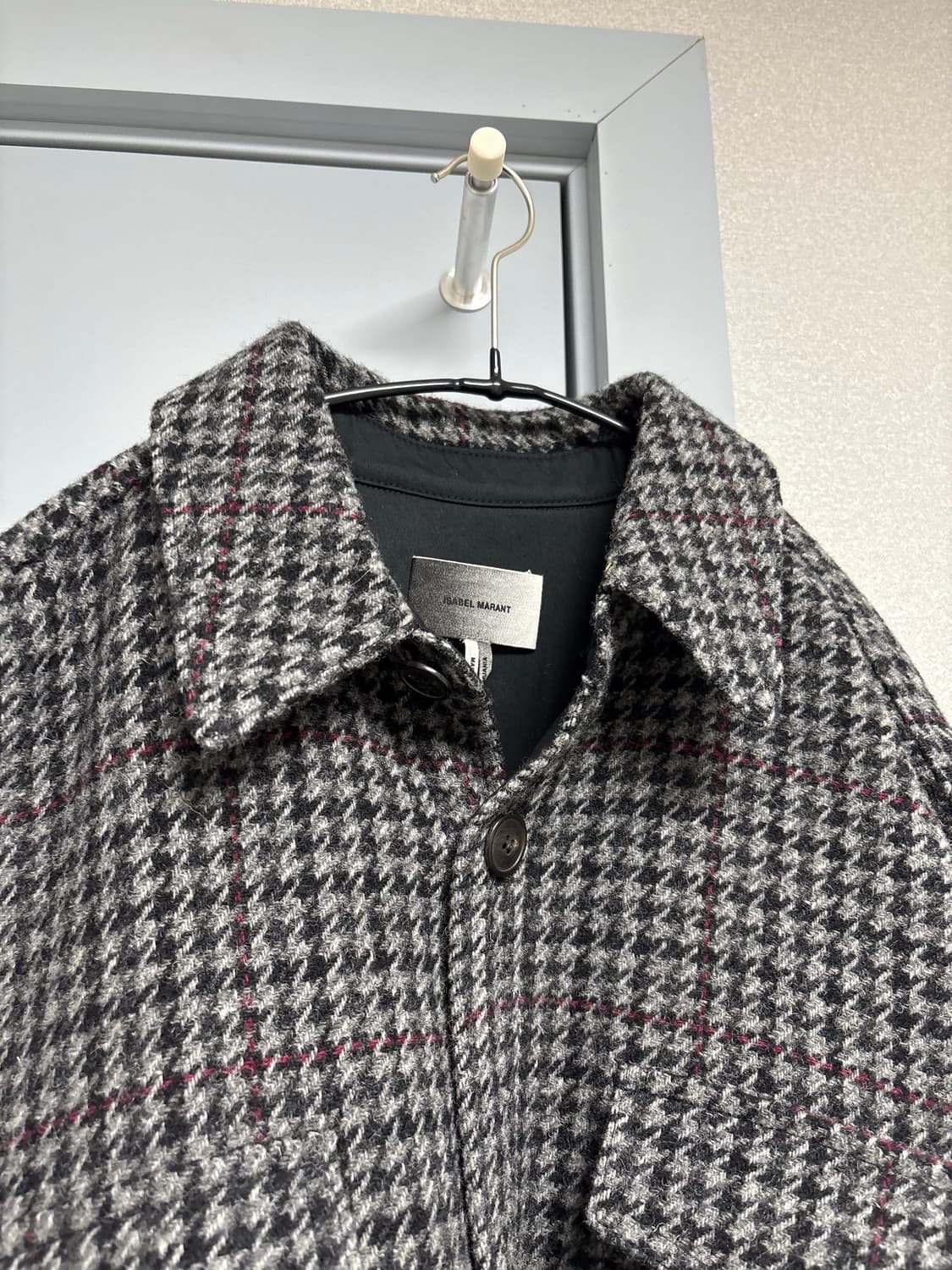 이자벨마랑 kotajo 최우식 코트 체크코트 상품이미지6