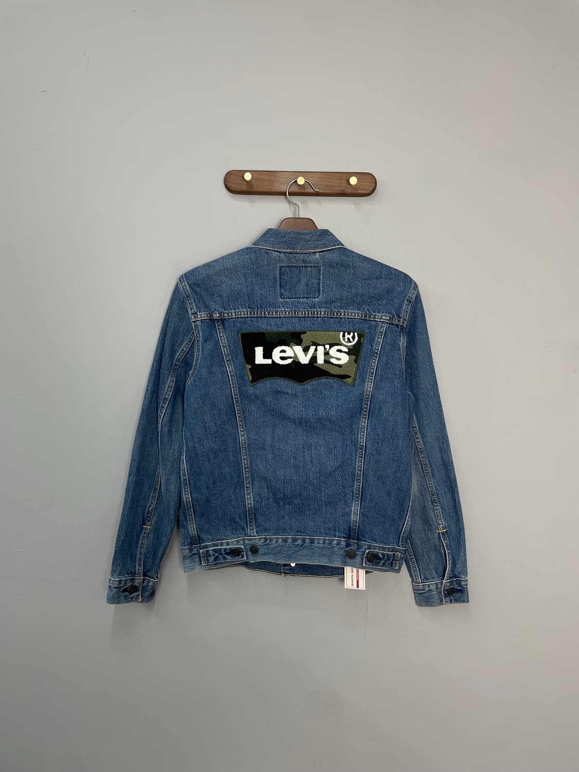 리바이스 카모플라주 베트윙 로고 데님 트러커 자켓 H2140 상품이미지5