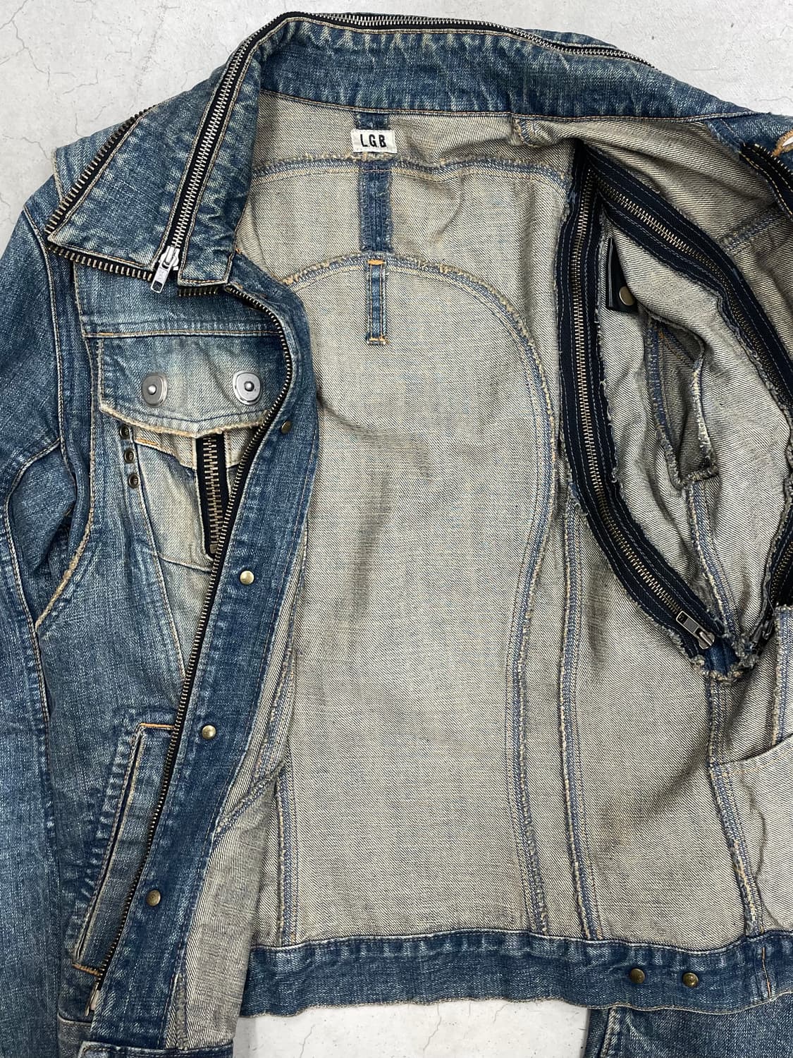 L.G.B G-2 DETACHABLE DENIM JACKET 상품이미지4
