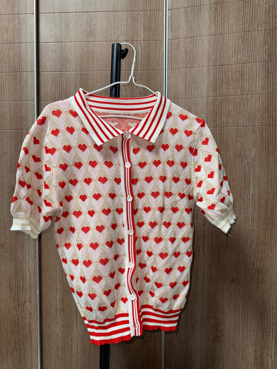 하트무늬 반팔  상품이미지1