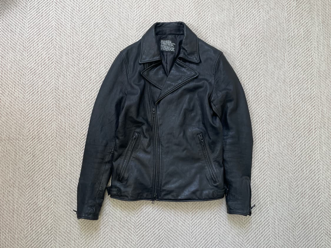 빈티지 퍼펙토 타입 더블 라이더 양가죽 레더 자켓  상품이미지1