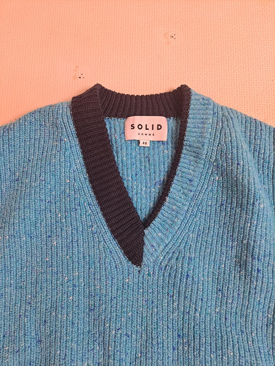 [105] 솔리드옴므 V넥 니트 상품이미지1