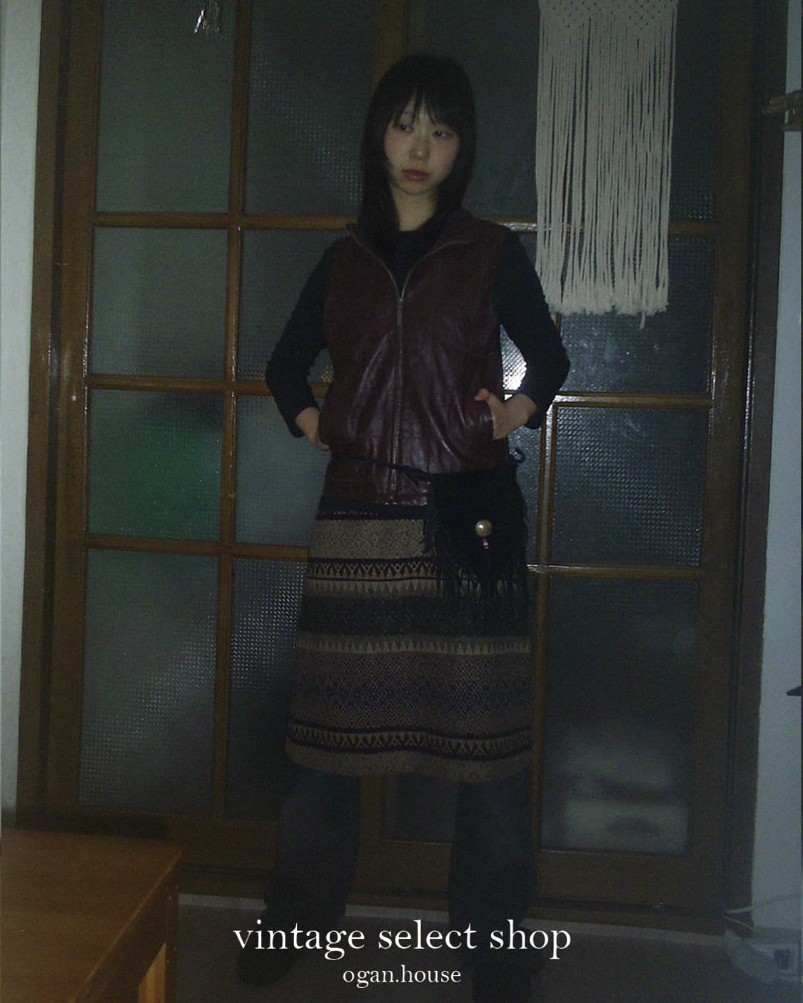 vintage bohemian wool skirt 상품이미지3