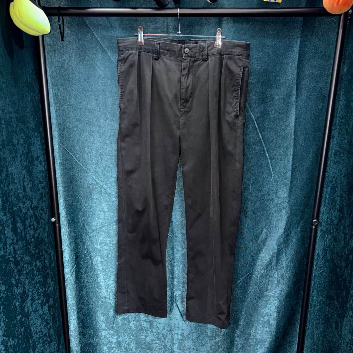 (34) 90s 폴로 랄프로렌 블랙 코튼 팬츠 상품이미지1