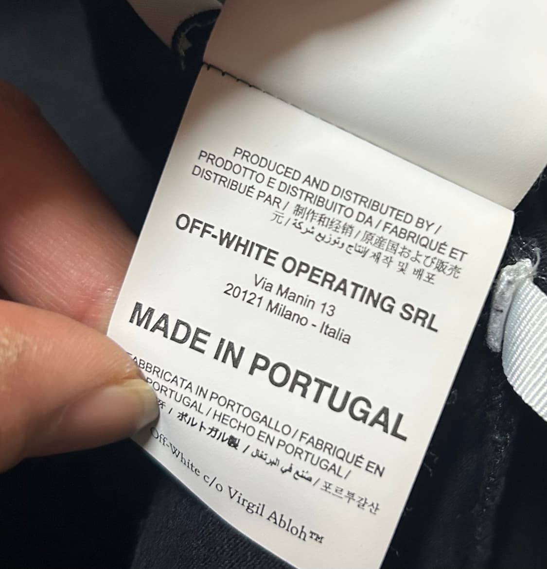 오프화이트 21ss 모나리자 오버핏 반팔 티셔츠 110-115 상품이미지4