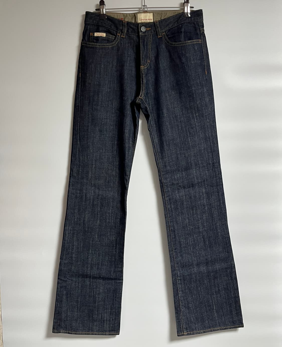 캘빈클라인 생지 데님 부츠컷 플레어진 청바지 28 상품이미지1