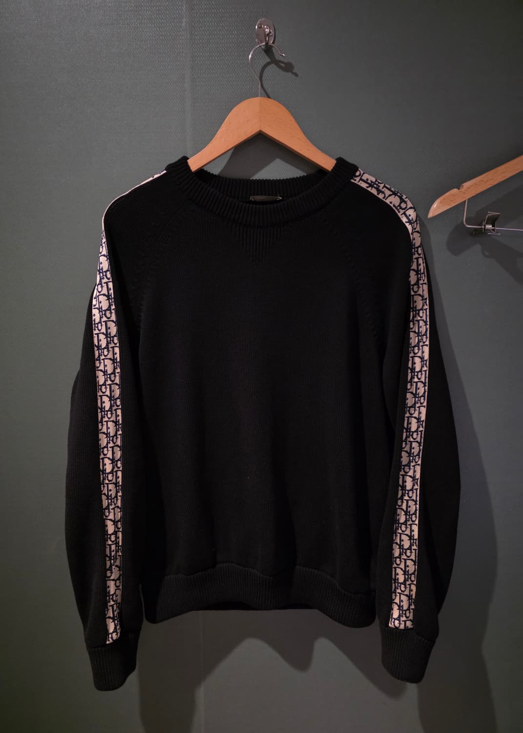 [새상품급,L]디올 오블리크 인서트 니트 네이비 상품이미지1