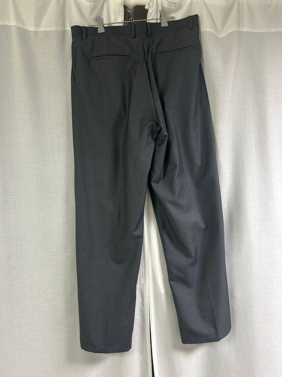 데꼬로소 테일러 오버핏 와이드 셋업 수트 차콜 XL 상품이미지8