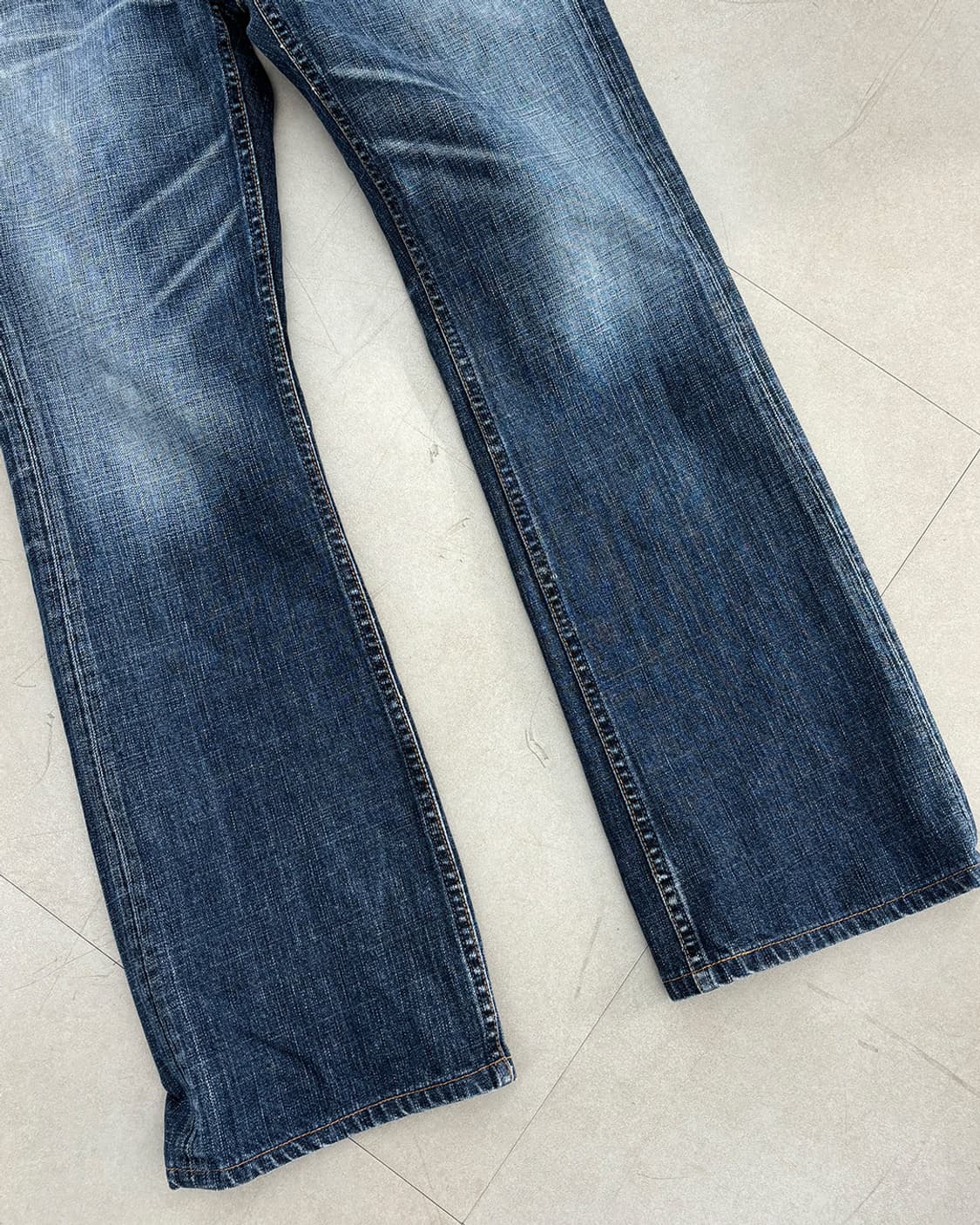 Sweet Camel 빈티지 워싱 세미 부츠컷 팬츠 상품이미지7