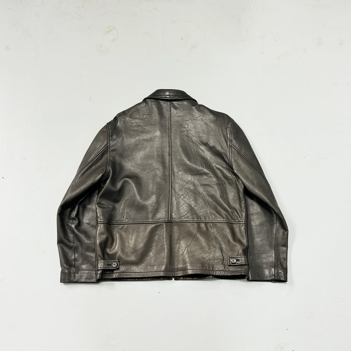 90s 바나나 리퍼블릭 리얼레더 집업  상품이미지5