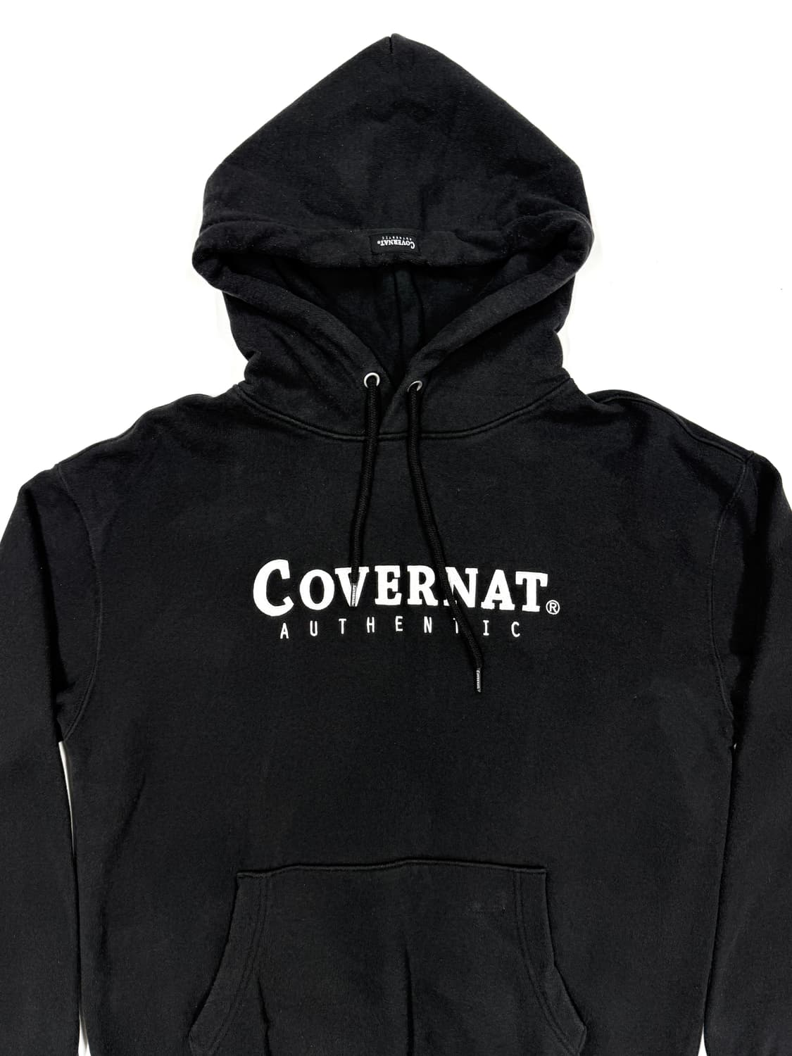 커버낫 오버핏 블랙 후드티 상품이미지3