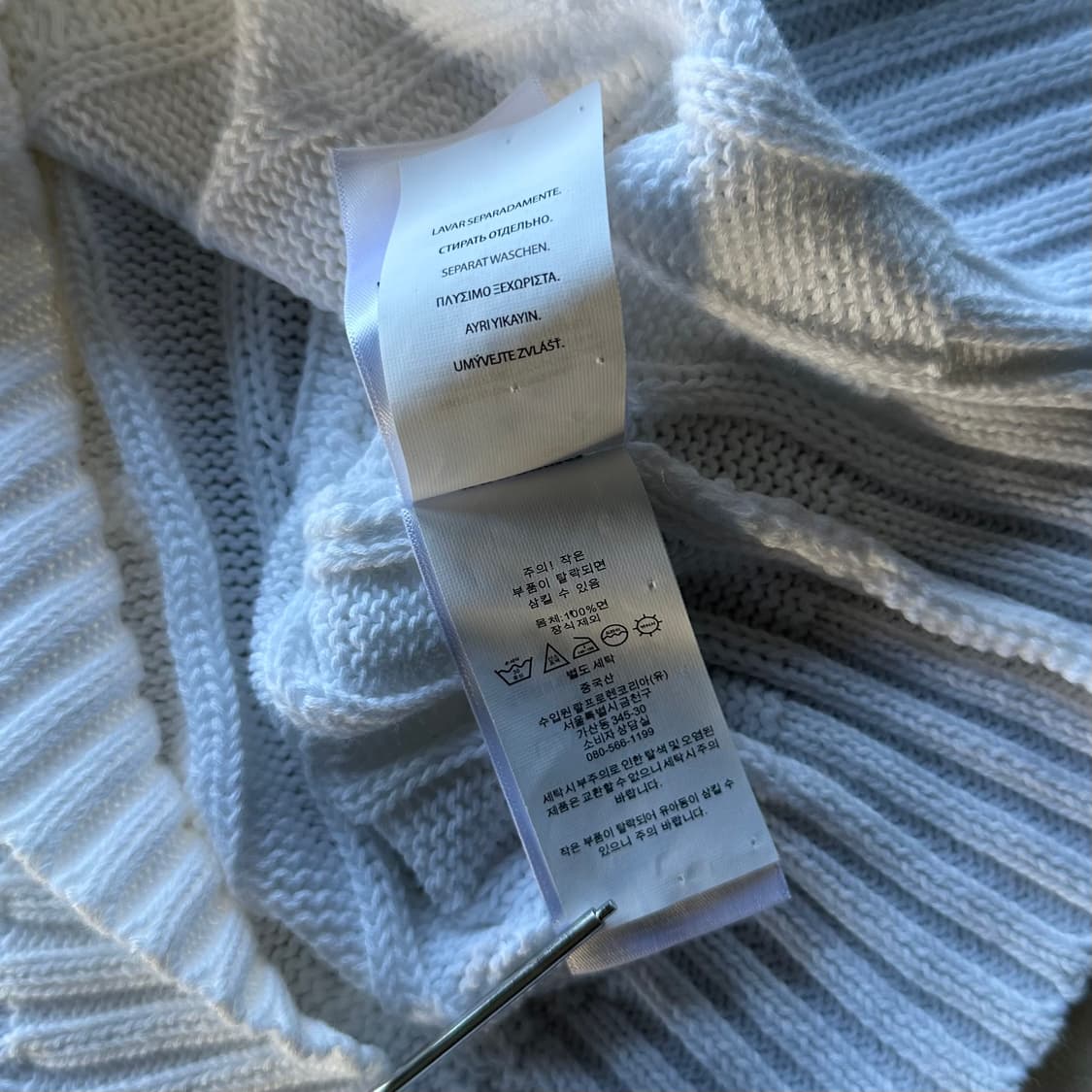 [S]폴로 랄프로렌 꽈배기 반팔 니트 스웨터 상품이미지7