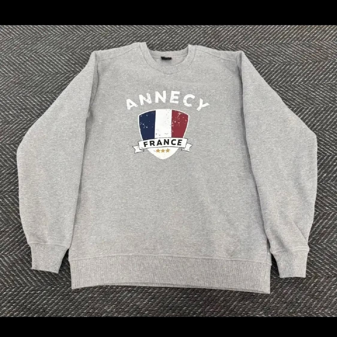 아이더 Annecy 프랑스 로고 그레이 맨투맨 M 상품이미지1