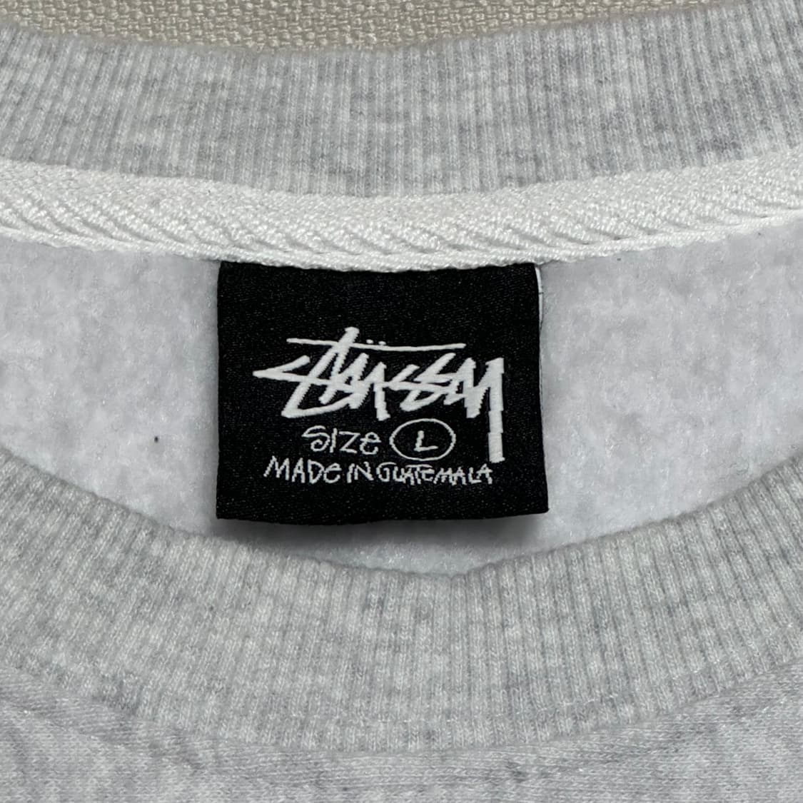 L 스투시 빅로고 기모 맨투맨 상품이미지4
