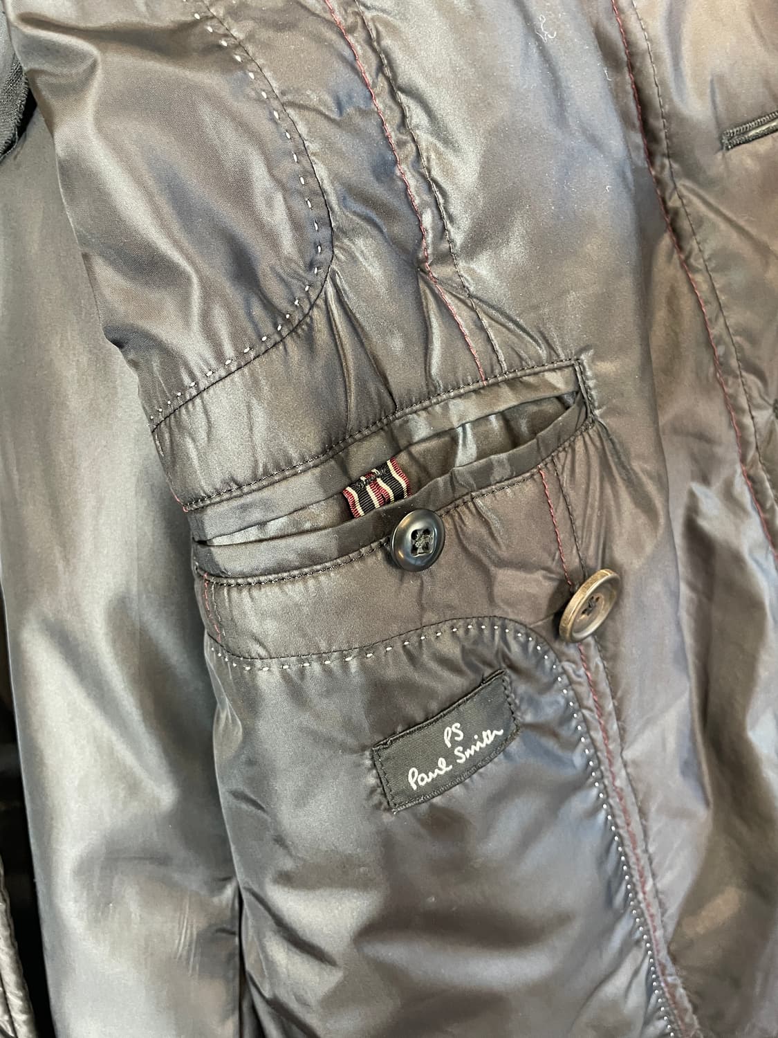 폴 스미스 더블 브레스티드 퀼팅 코트 상품이미지7