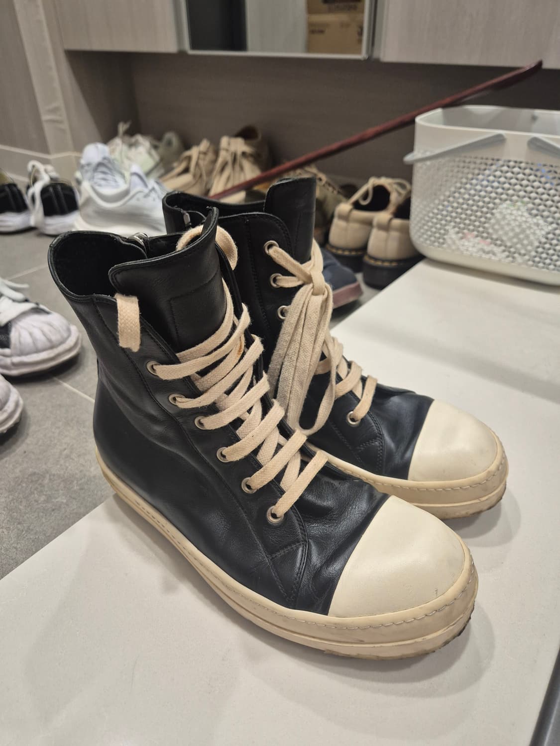 릭오웬스 컨버스 하이 40.5  상품이미지1