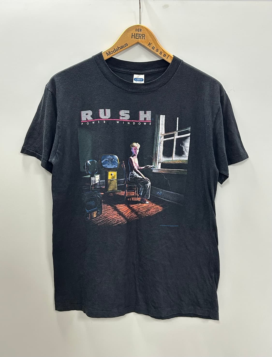 80s 빈티지 러쉬 파워 윈도우즈 투어 티셔츠 상품이미지1